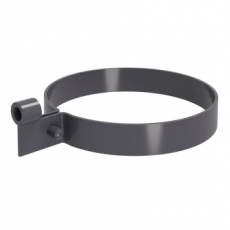 Хомут трубы Lite ПВХ Grand Line графит (RAL 7024) - строй база