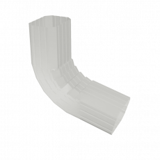 Колено трубы МЕТАЛЛ ПРОФИЛЬ БЮДЖЕТ 76х102 Ral9003 - строй база