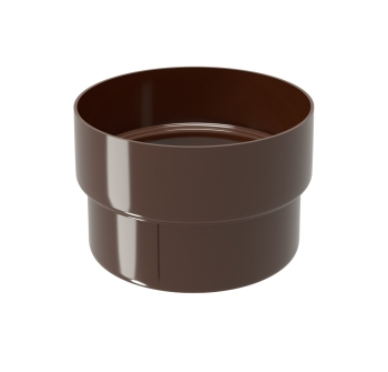 Муфта трубы соединительная ПВХ Grand Line коричневая (RR 32) - строй база